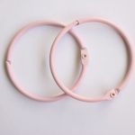 кольца для альбомов для скрапбукинга розовые