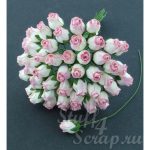 бумажные цветы и бутоны роз ручной работы для скрапбукинга и декора
