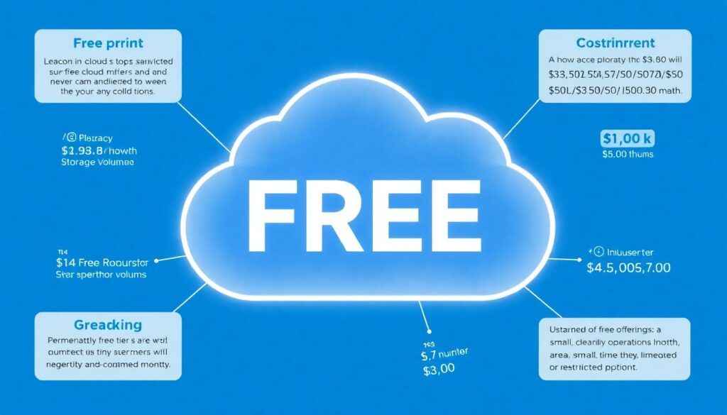Как выбрать службу облачных вычислений с бесплатным уровнем - иллюстрация