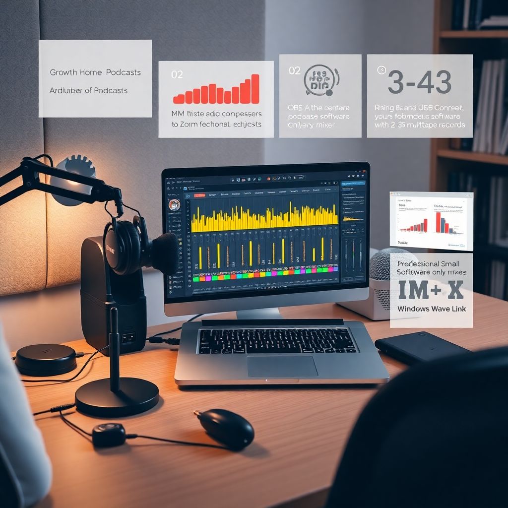 Как выбрать и настроить бесплатный микшер для подкастов: пошаговое руководство