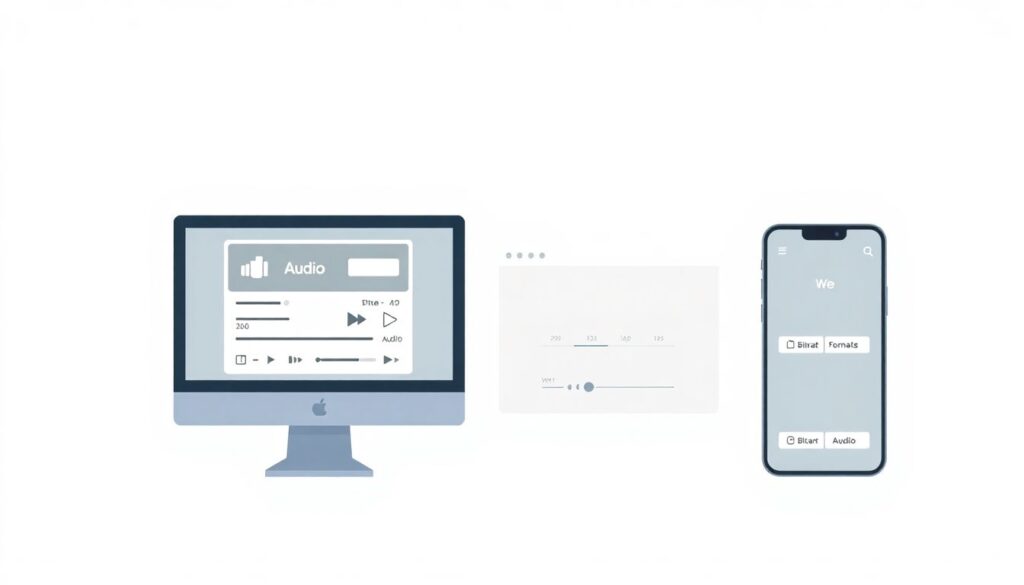 Утилиты для конвертации аудио и музыки бесплатно - иллюстрация