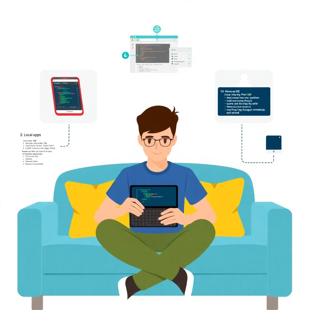 Бесплатные решения для работы с кодом на мобильных устройствах разработчика